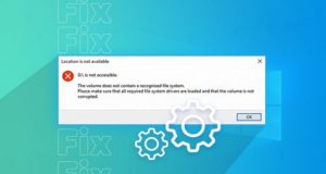 Comment réparer le volume ne contient pas une erreur de système de fichiers reconnue sur Windows 10