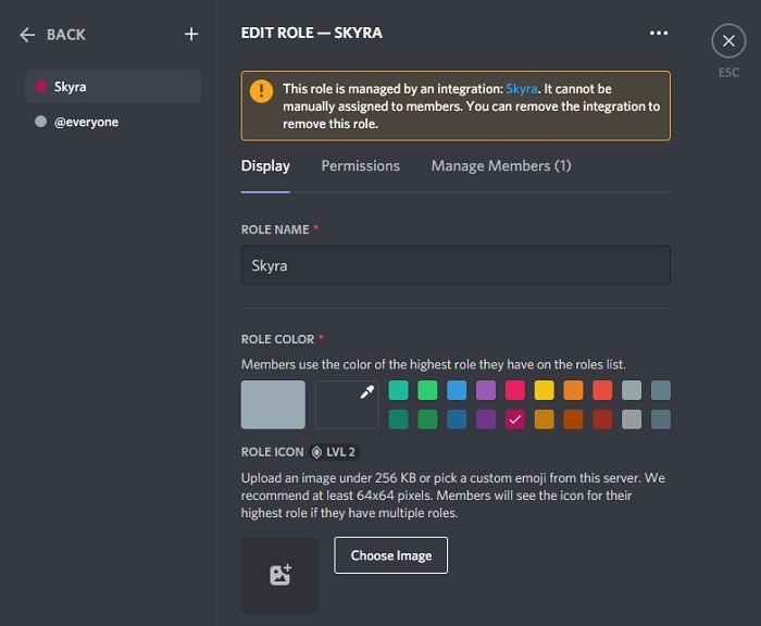 Comment ajouter des bots à votre serveur Discord Modifier la couleur du bot