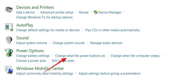 Les paramètres d'alimentation de Windows modifient l'action des boutons d'alimentation