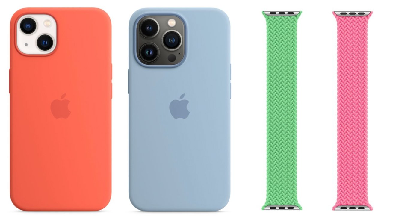 Apple met à jour les couleurs du bracelet Apple Watch et de la coque iPhone