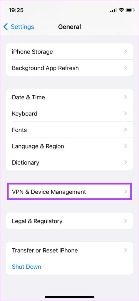 VPN et gestion des appareils