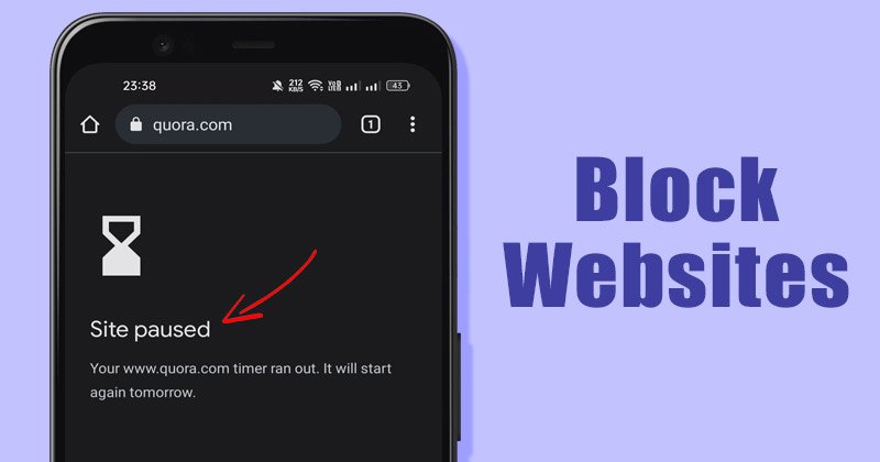 Comment bloquer des sites Web sur Android via Digital Wellbeing