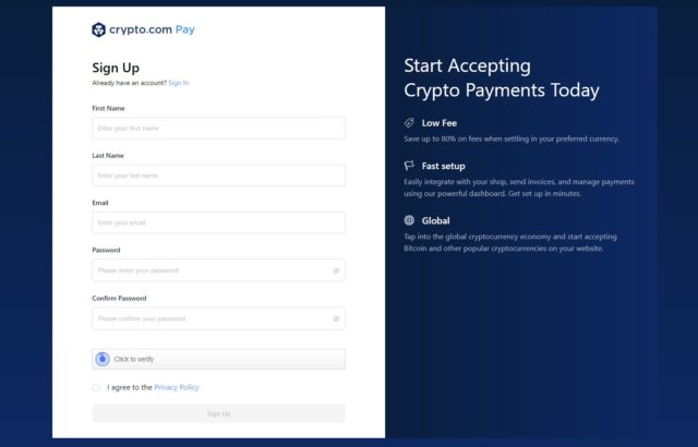 Comment accepter les paiements cryptographiques à l'aide de Crypto.com Pay