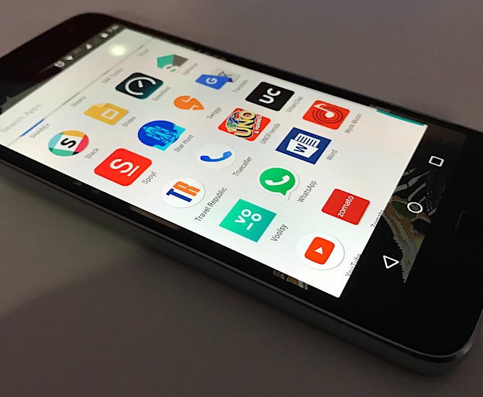 Écran d'accueil des applications Android Google Play Store