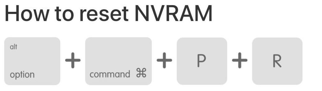 Mac n'arrête pas de planter Comment réinitialiser la NVRAM