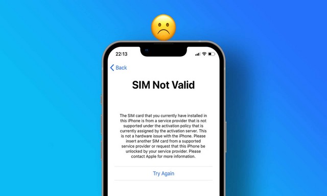 Voici comment résoudre le problème SIM invalide ou Pas de carte SIM sur iPhone