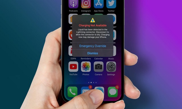 mon iPhone affiche-t-il une alerte de charge prioritaire d'urgence