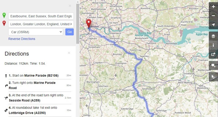 Alternatives à Google Maps Openstreetmap