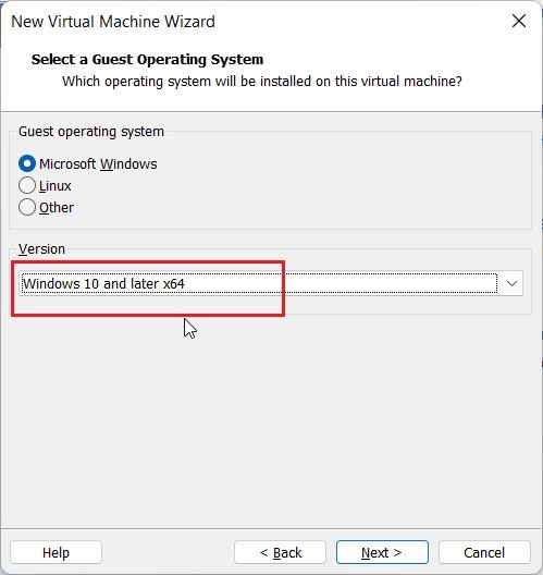 Installer Windows 11 sur la machine virtuelle VMware