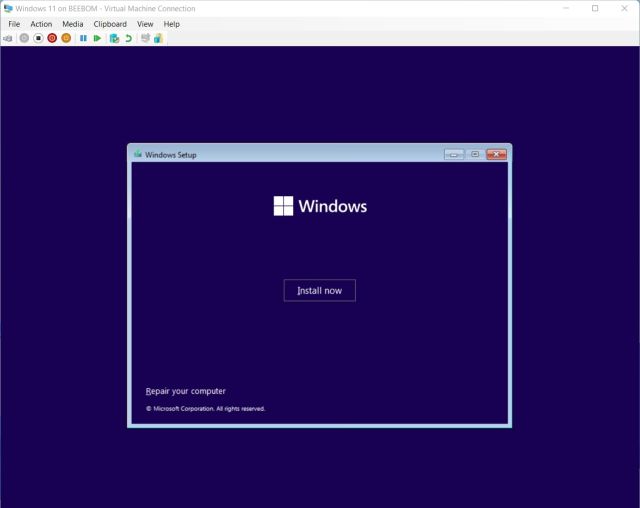 Installer Windows 11 sur une machine virtuelle Hyper-V