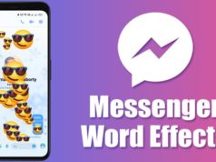 Comment créer et utiliser des effets de mots dans Messenger