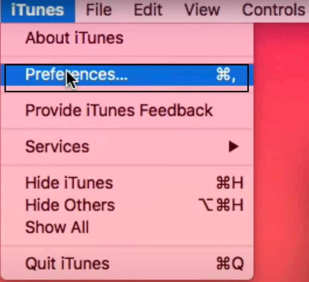 iTunes_Préférences