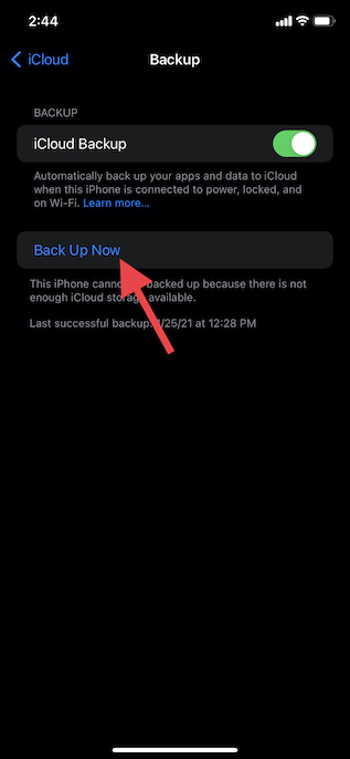 Utilisez iCloud pour sauvegarder votre iPhone