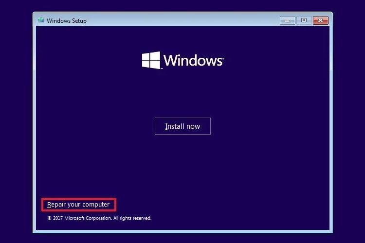 Windows répare votre ordinateur