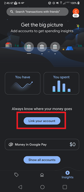 Comment utiliser Google Pay pour suivre vos dépenses Ajouter un compte