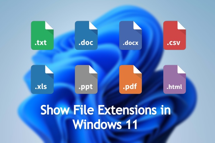 Comment afficher les extensions de fichiers dans Windows 11