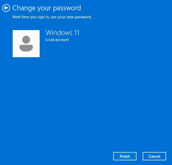 Changer votre mot de passe dans Windows 11 (2022)