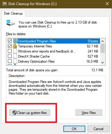 Façons de nettoyer le système de nettoyage de disque du registre Windows 10