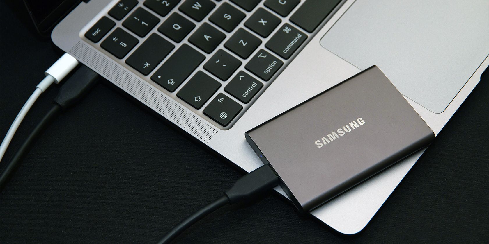 Samsung SSD sauvegarde des fichiers sur un MacBook