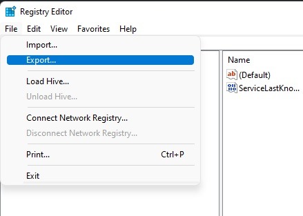 Façons de nettoyer l'exportation manuelle du registre Windows 10 1
