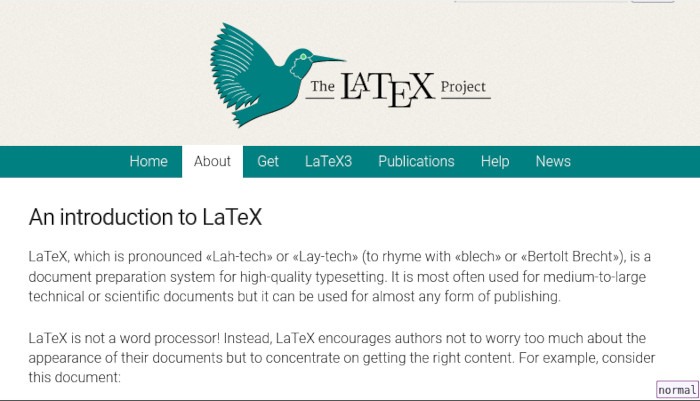 Site Web Emacs Latex 02 Latex