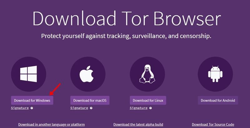 télécharger la dernière version du navigateur Tor