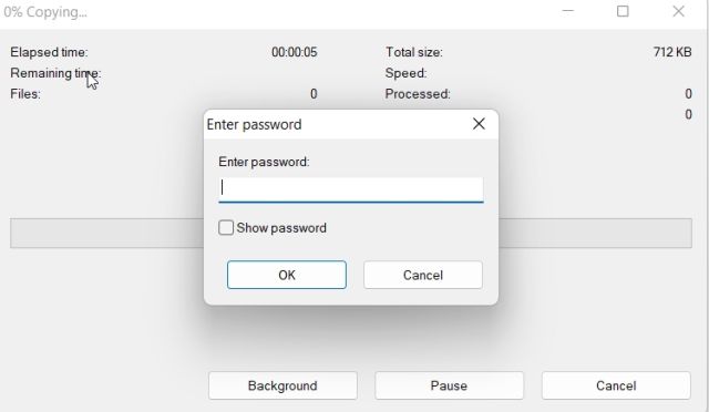Mot de passe protéger les fichiers et dossiers dans Windows 11 avec 7-Zip