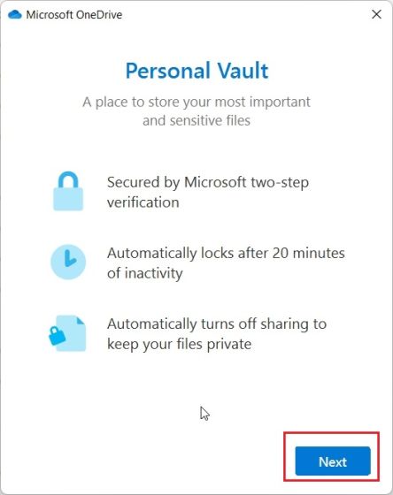 Mot de passe protéger les fichiers et dossiers dans Windows 11 avec OneDrive