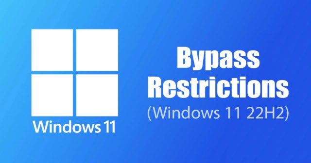 Comment créer une clé USB amorçable pour contourner les restrictions de Windows 11 22H2