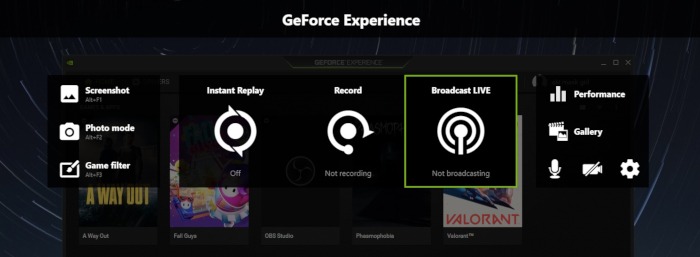 Guide d'expérience Geforce Nvidia Share Overlay