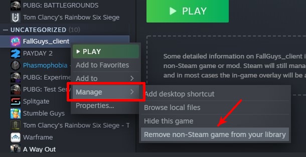 Comment ajouter des jeux non Steam à la bibliothèque Steam