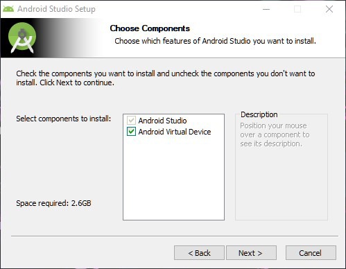 Installer le programme d'installation d'Android Studio Sdk Windows 10