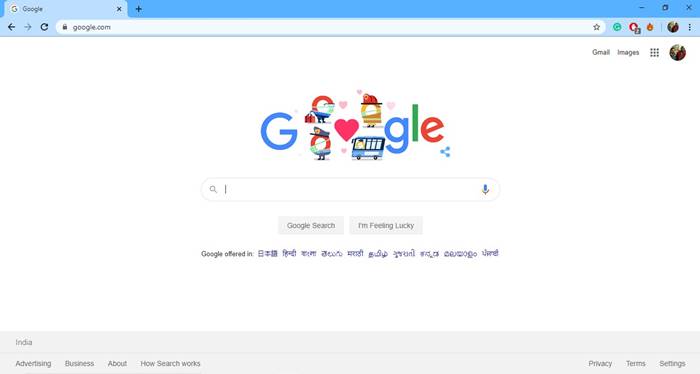 Ouvrez le navigateur Google Chrome
