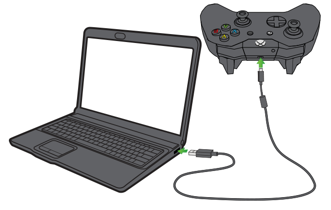 Connectez la manette Xbox One au PC avec fil