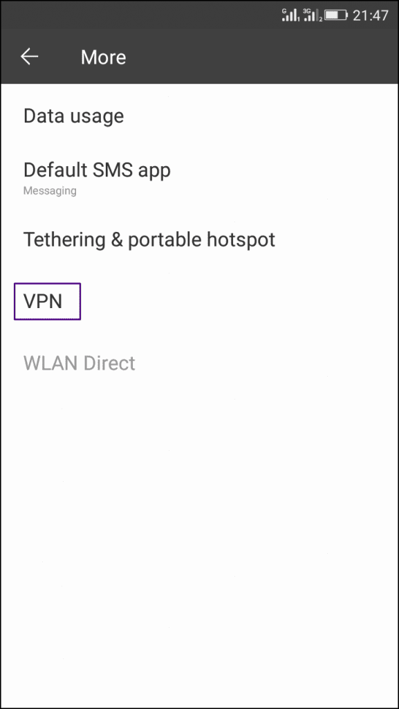 Configurer manuellement le VPN sur votre Android