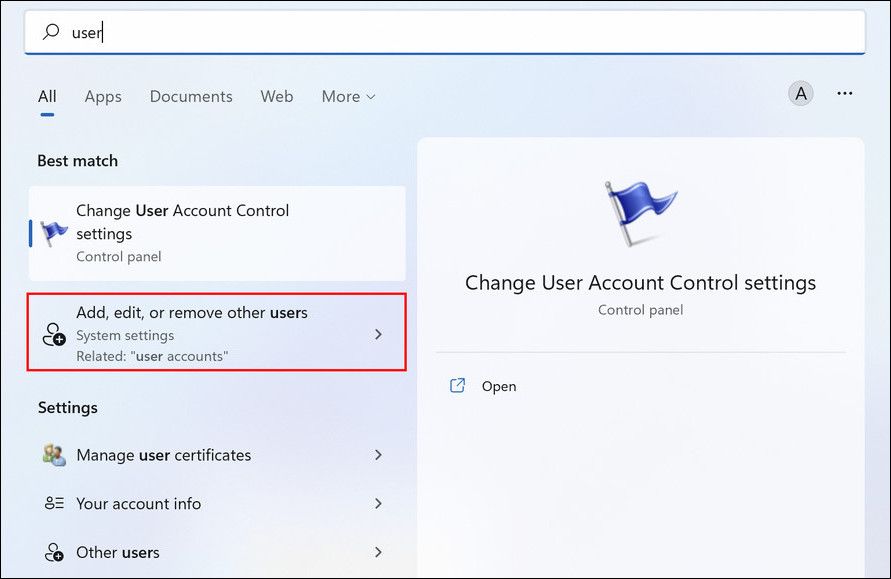 Ajouter, modifier ou supprimer d'autres utilisateurs sous Windows