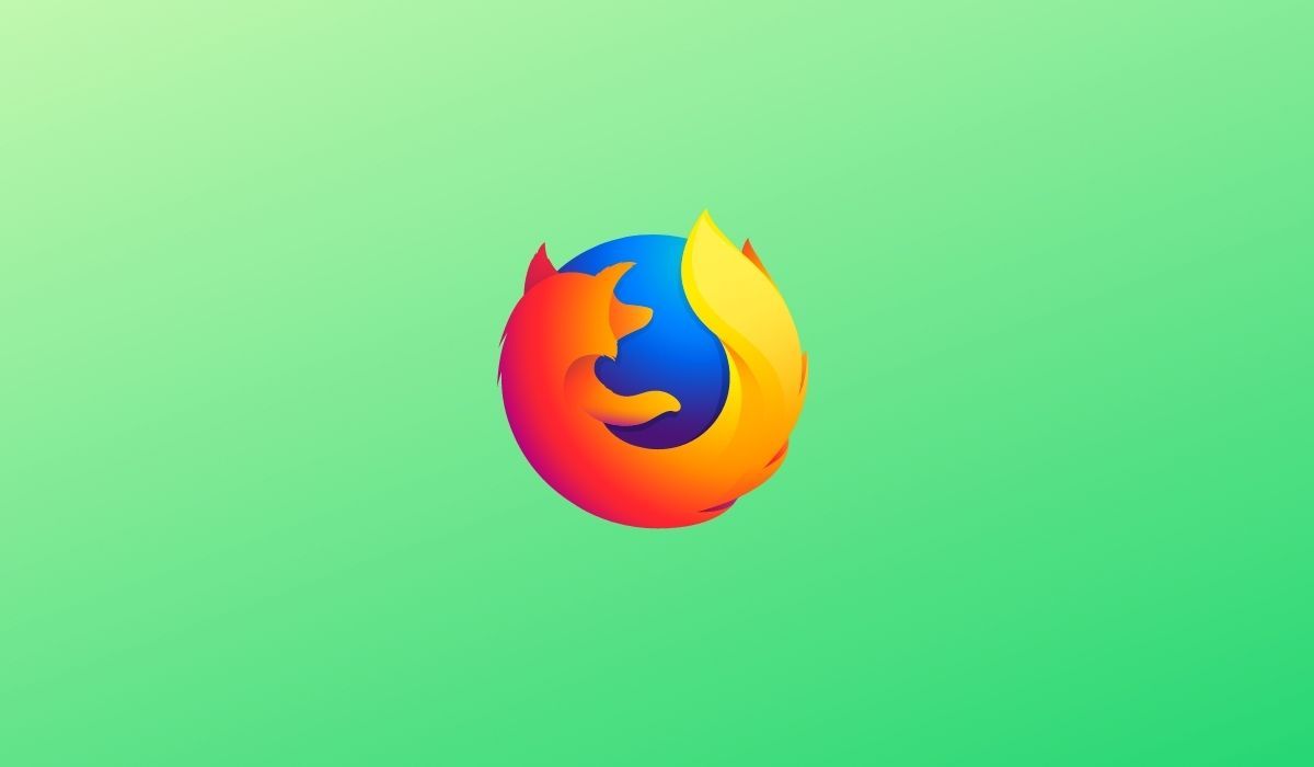 L'icône du navigateur Firefox est visible sur un fond vert 