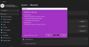 Comment réinitialiser un PC Windows 11