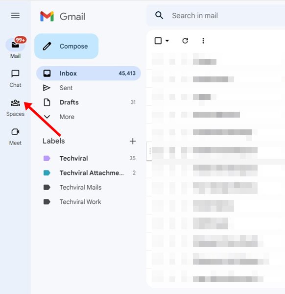 Barre latérale Gmail