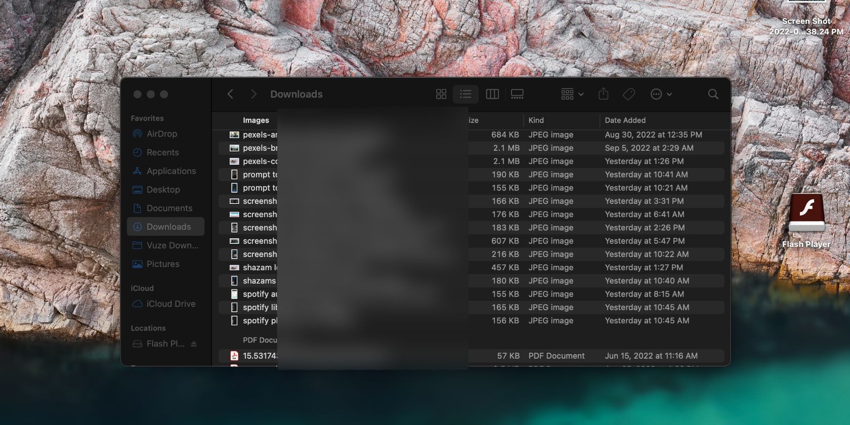 fichiers mac organisés par type