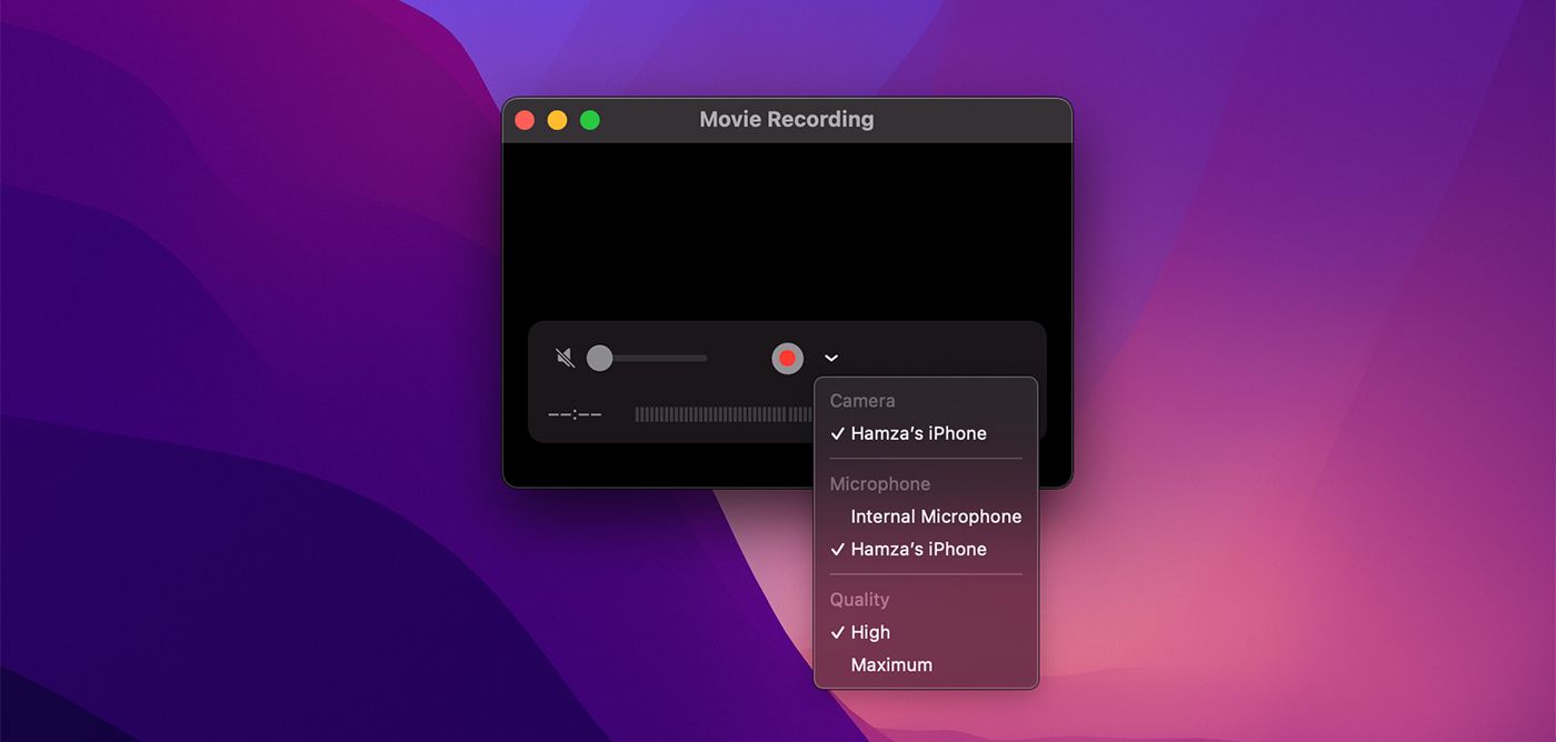 Enregistrer l'écran de votre iPhone à l'aide de QuickTime Player sur Mac