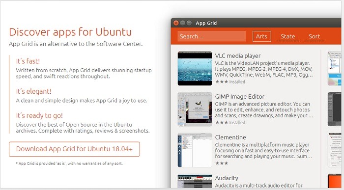 Correction de la grille d'application du centre logiciel Ubuntu ne fonctionnant pas