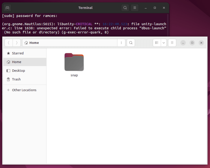 Ouvrir la racine des fichiers Ubuntu 10 Ouvrir la racine Nautilus