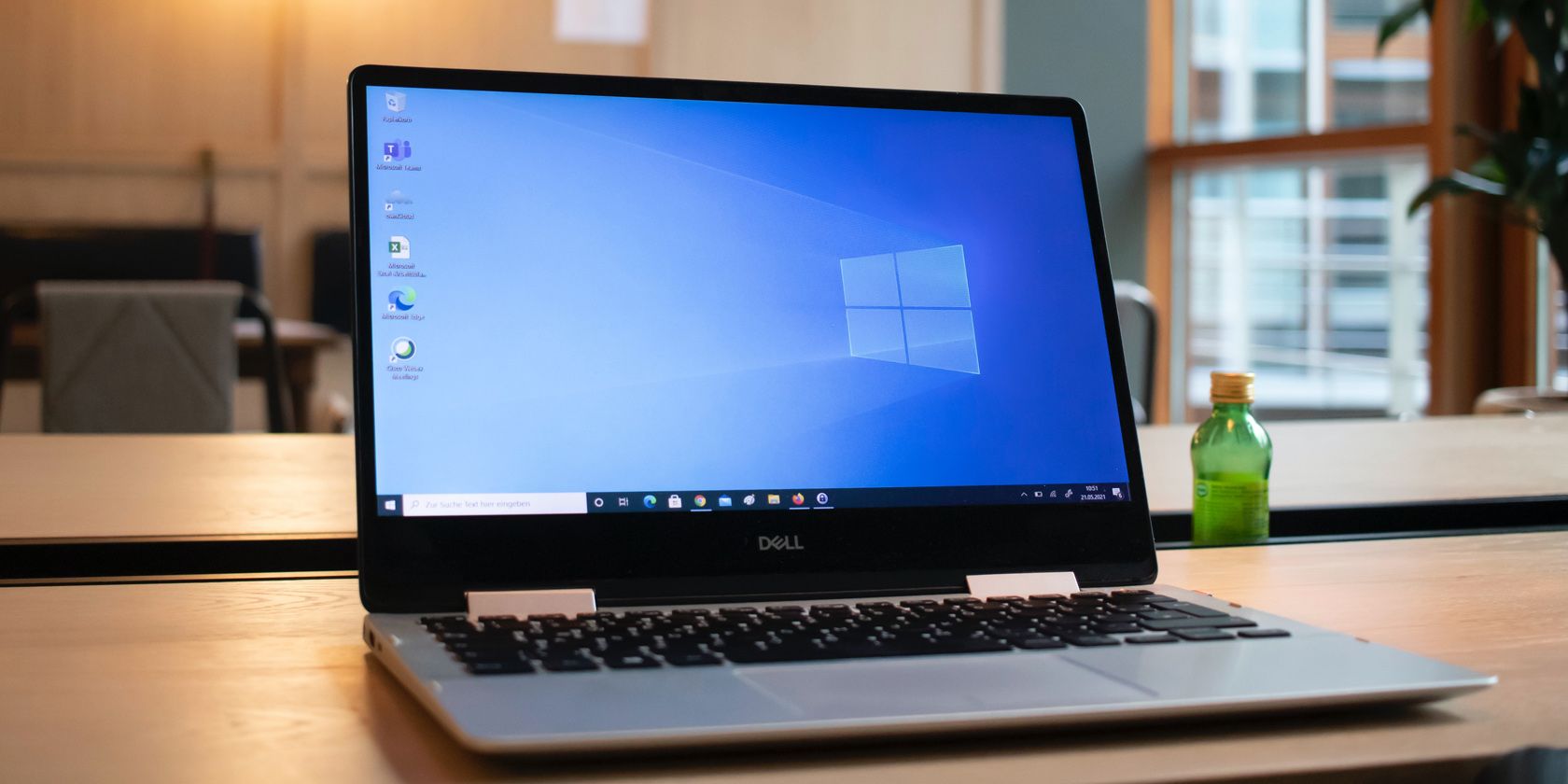 Bureau Windows 10 sur ordinateur portable