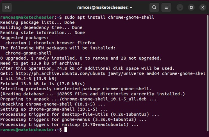 Vérifier la fréquence du processeur de contrôle Ubuntu 11 Installer les extensions Gnome