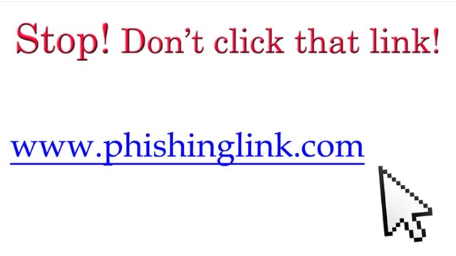 Ne cliquez pas sur les liens suspects sur les e-mails