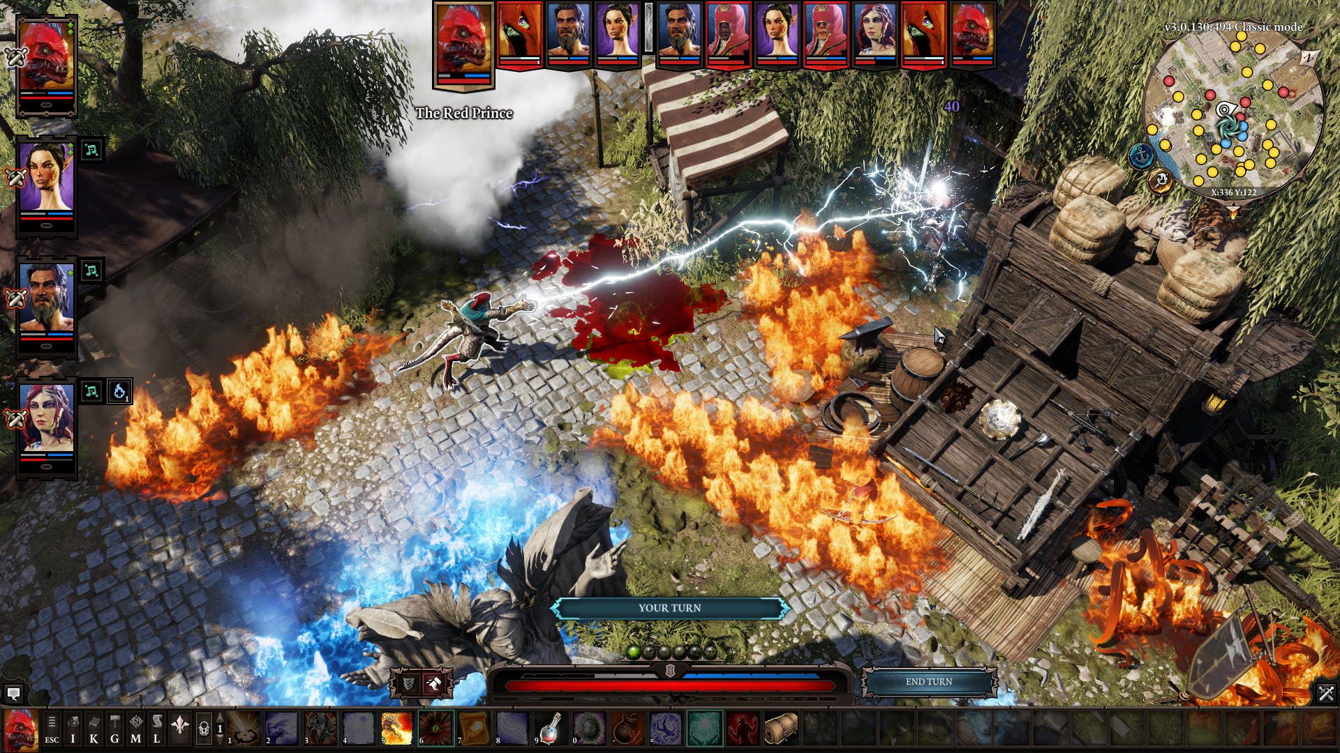 Capture d'écran du gameplay de Divinity Original Sin II
