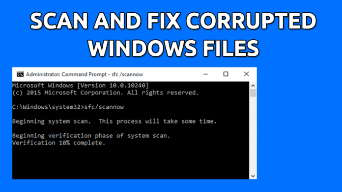 Comment analyser et réparer les fichiers Windows corrompus
