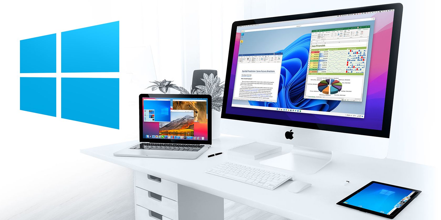 Parallels Desktop on Apple Silicon Macs with Windows logo