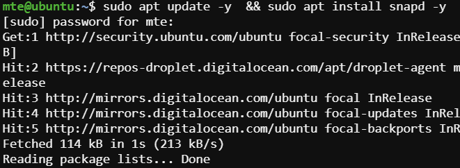 Snapcraft Installer Snapd Ubuntu